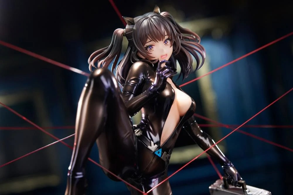 From the BrownDust2 video game comes the Scheherazade (Code Name S version) 1/7 scale figure by Apex Toys! This figure is a little under 10 inches in height and displays Scheherazade in a tight fighting outfit as she holds a briefcase with a panicked look on her face.