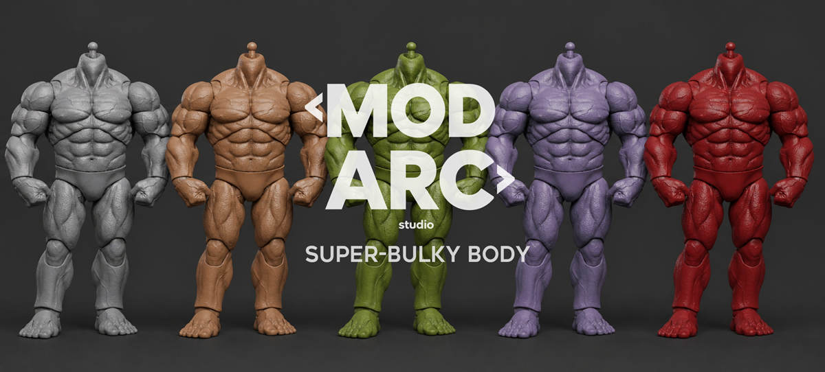 MODARC Studio Super-Bulky Figure Body 1/12