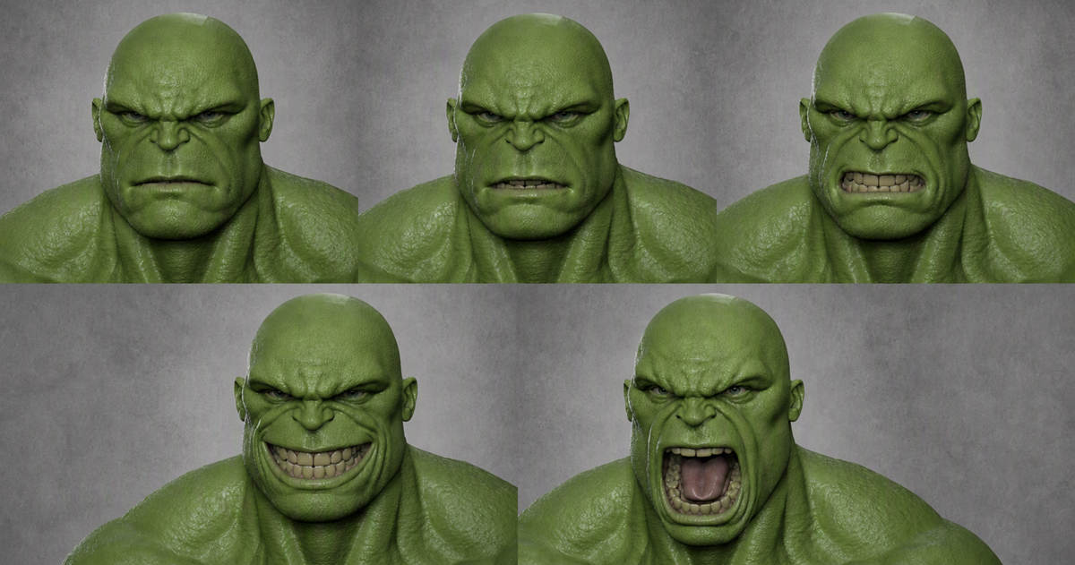 Overload Studio Headsculpt Set with Hair 1/12