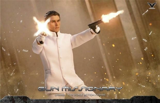 Brotoys 1/12 Gunfighter Preacher LR022B White