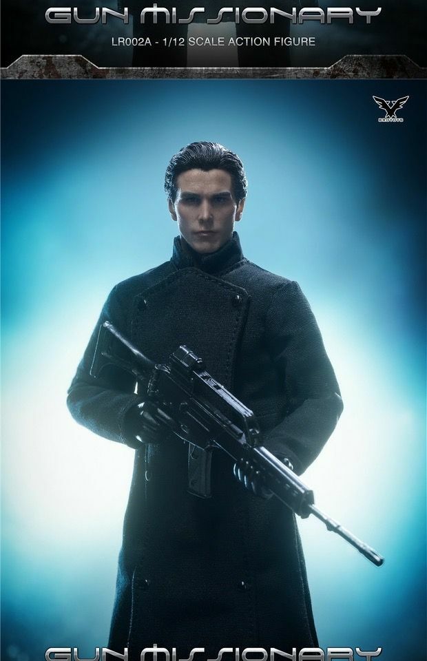 Brotoys 1/12 Gunfighter Preacher Set of 2 (Black and White)