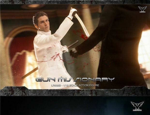 Brotoys 1/12 Gunfighter Preacher LR022B White