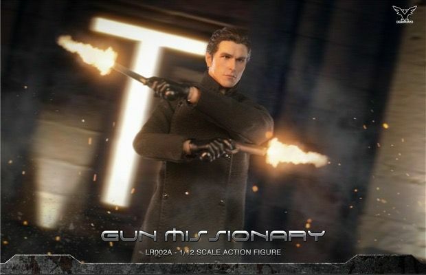 Brotoys 1/12 Gunfighter Preacher Set of 2 (Black and White)