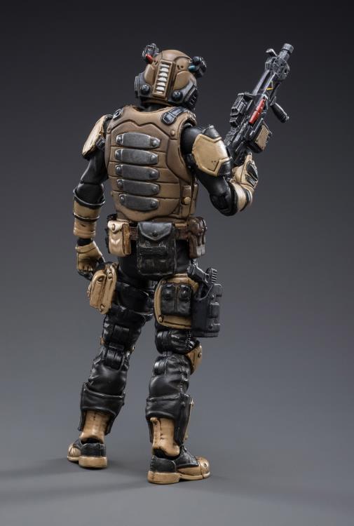 Joy Toy military vehicle series continues with the Xingtian Mecha and pilot figures ! JoyToy, each 1/18 scale articulated military mech and pilot features intricate details on a small scale and comes with equally-sized weapons and accessories.