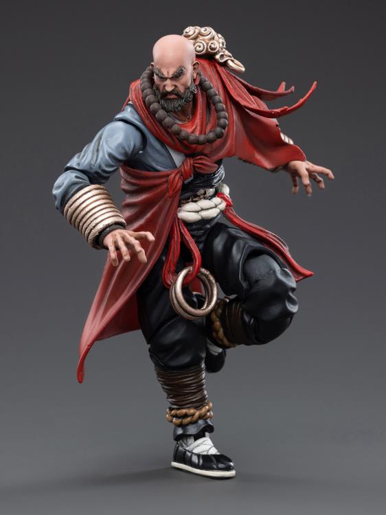 Joy Toy Dark Source JiangHu Changwu Temple Monk Wunian figure is incredibly detailed in 1/18 scale. JoyToy, each figure is highly articulated and includes accessories.