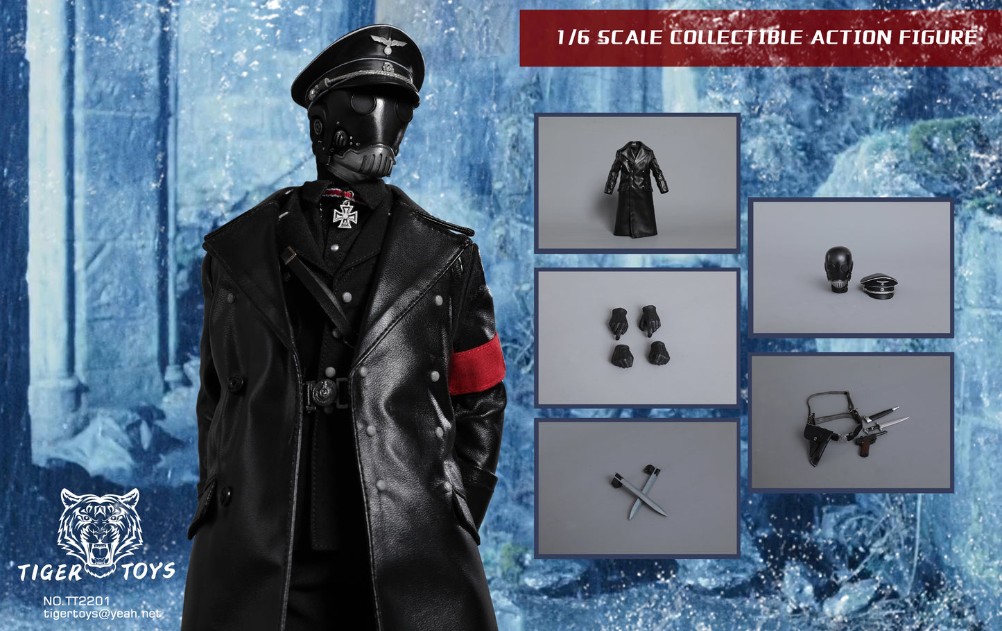 Tiger Toys bring this 1/6 Scale Hell Flame Killer Figure (TG-TT2201) to life!