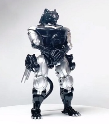 TransArt introduces their release BWM-04 Black Agent! The shiny black coloring scheme looks great, and they even managed to get a lot of details in this figure. BWM-04 Black Agent is Masterpiece scaled and includes moveable joints, mini cassette tape, and is approximately 6.5-inches tall in robot mode.