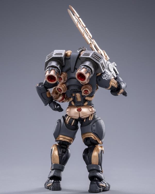 Joy Toy Battle for the Stars Saluk Flame Dragon Cavalry (Shadow) 1/18 Scale Set. Originally, Flame Dragons inhabited a planet abound with active volcanos. The severe natural environment there forced Flame Dragons to evolve scales that are nearly unbreakable and fireproof.