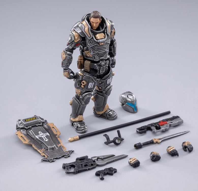 Joy Toy Battle for the Stars 01st Legion Steel set of figures is incredibly detailed in 1/18 scale. JoyToy, each figure is highly articulated and includes weapon accessories.