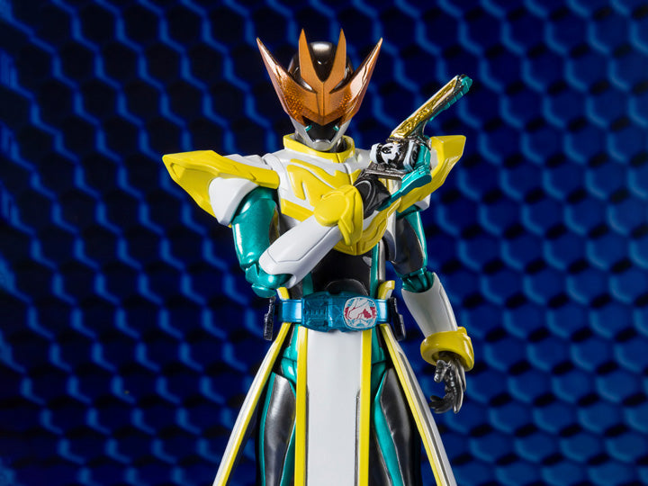 Premium Bandai/ Tamashii Nation/ Bandai Spirits/S.H.Figuarts From the Kamen Rider Revice series comes a new S.H.Figuarts figure: Kamen Rider Live in Bat Genome and Jackal Genome form! Measuring around 6 inches tall, Kamen Rider Live features multiple points of articulation and comes with Bat and Jackal Genome parts.