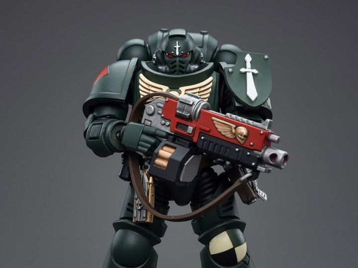 The Dark Angels are considered amongst the most powerful and secretive of the Loyalist Space Marine Chapters. Though they claim complete allegiance and service to the Emperor of Mankind, their actions and secret goals at times seem at odds with that professed loyalty, as the Dark Angels strive above all other things to atone for an ancient crime of betrayal committed over 10,000 standard years ago against the trust of the Emperor during the time of the Horus Heresy.