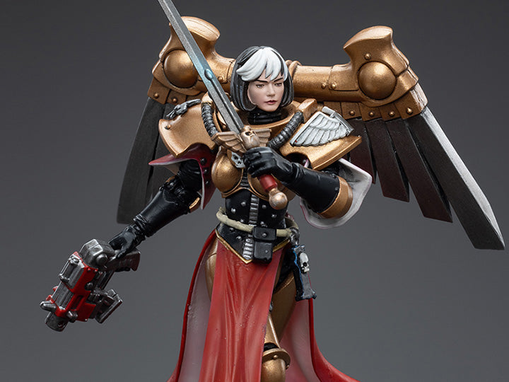 The Geminae Superia serve as the twin guardians of Saint Celestine. Due to their bravery and faith, they were resurrected as living saints by Saint Celestine and serve as her champions. From Joy Toy comes a faithfully recreated 1/18 scale figure of the first Geminae Superia, a former member of the Order of Our Martyred Lady. This figure stands just over 4 inches tall and includes a variety of accessories.