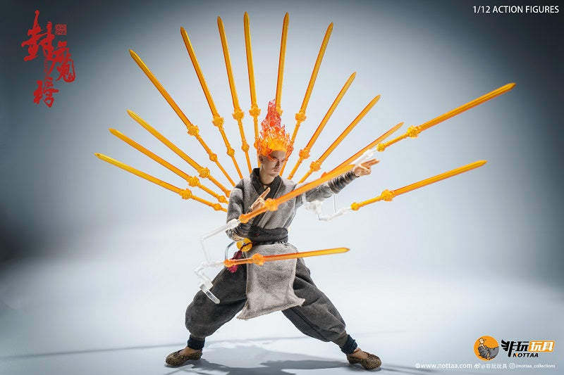 Elevate your Enveloped Yaomo series figures with this Thousand Flying Swords accessory pack.