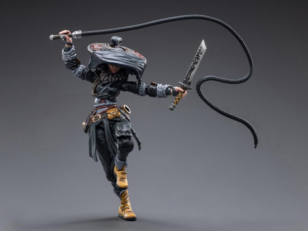 Joy Toy Dark Source JiangHu YunYue Qin/ Changwu Temple Monk Wunian/Wuzun Sect Tengtian Yue/ Xun Shentu figure are incredibly detailed in 1/18 scale. JoyToy, each figure is highly articulated and includes accessories.