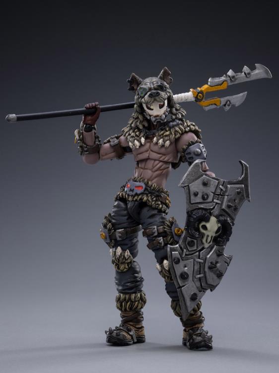 Joy Toy Battle for the Stars: The Cult of San Reja action figure is incredibly detailed in 1/18 scale. JoyToy figure is highly articulated and includes weapon accessories as well as several pieces of removable armor.