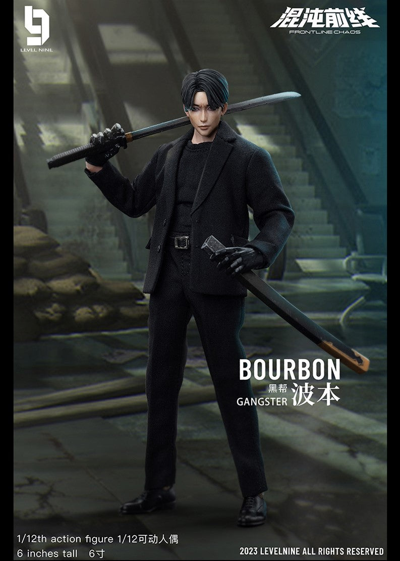 Joy Toy Frontline Chaos figure series continues in 1/12 Scale. Dressed in real cloth and stylish clothing, JoyToy Vermouth and Bourbon figure is ready to run into battle with her weapon combos.