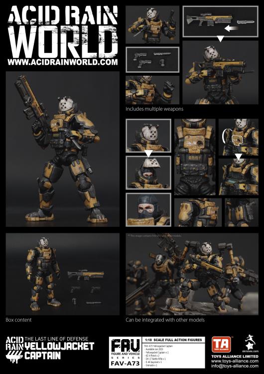Toys Alliance Acid Rain FAV-A73 Yellowjacket Captain