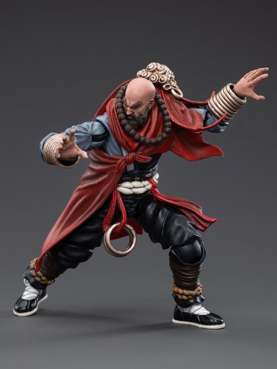 Joy Toy Dark Source JiangHu Changwu Temple Monk Wunian figure is incredibly detailed in 1/18 scale. JoyToy, each figure is highly articulated and includes accessories.