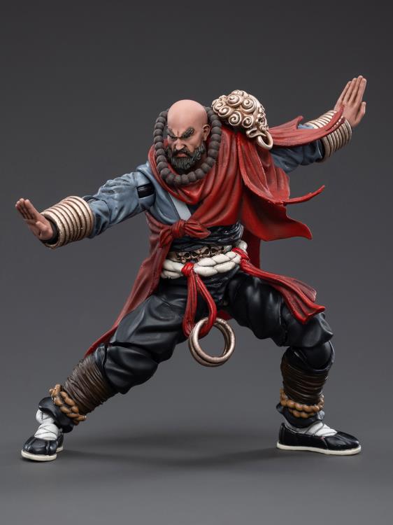 Joy Toy Dark Source JiangHu Changwu Temple Monk Wunian figure is incredibly detailed in 1/18 scale. JoyToy, each figure is highly articulated and includes accessories.