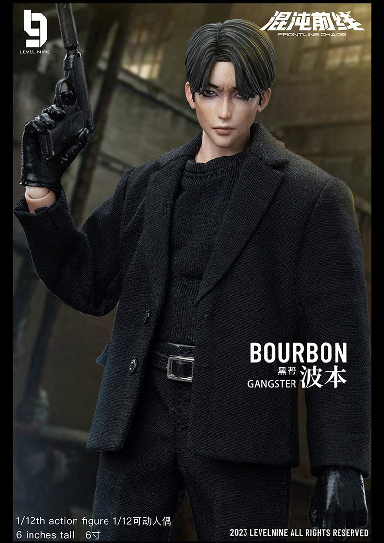 Joy Toy Frontline Chaos figure series continues in 1/12 Scale. Dressed in real cloth and stylish clothing, JoyToy Bourbon figure is ready to run into battle with her weapon combos.