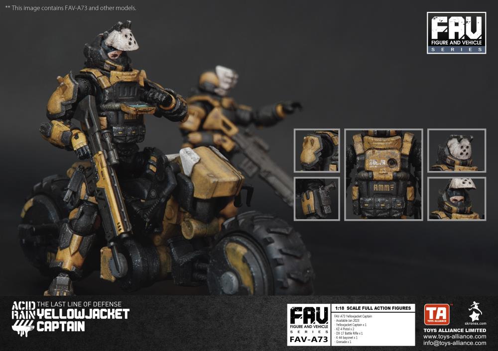 Toys Alliance Acid Rain FAV-A73 Yellowjacket Captain