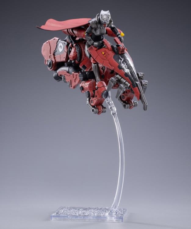 Joy Toy Battle for the Stars Saluk Flame Dragon Cavalry (Crimson) 1/18 Scale Set. Originally, JoyToy Flame Dragons inhabited a planet abound with active volcanos. The severe natural environment there forced Flame Dragons to evolve scales that are nearly unbreakable and fireproof.