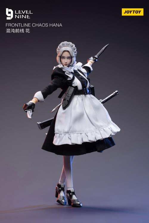 Joy Toy Frontline Chaos figure series continues in 1/12 Scale. Dressed in real cloth and stylish clothing, JoyToy Frontline Chaos is ready to run into battle with weapon combos.