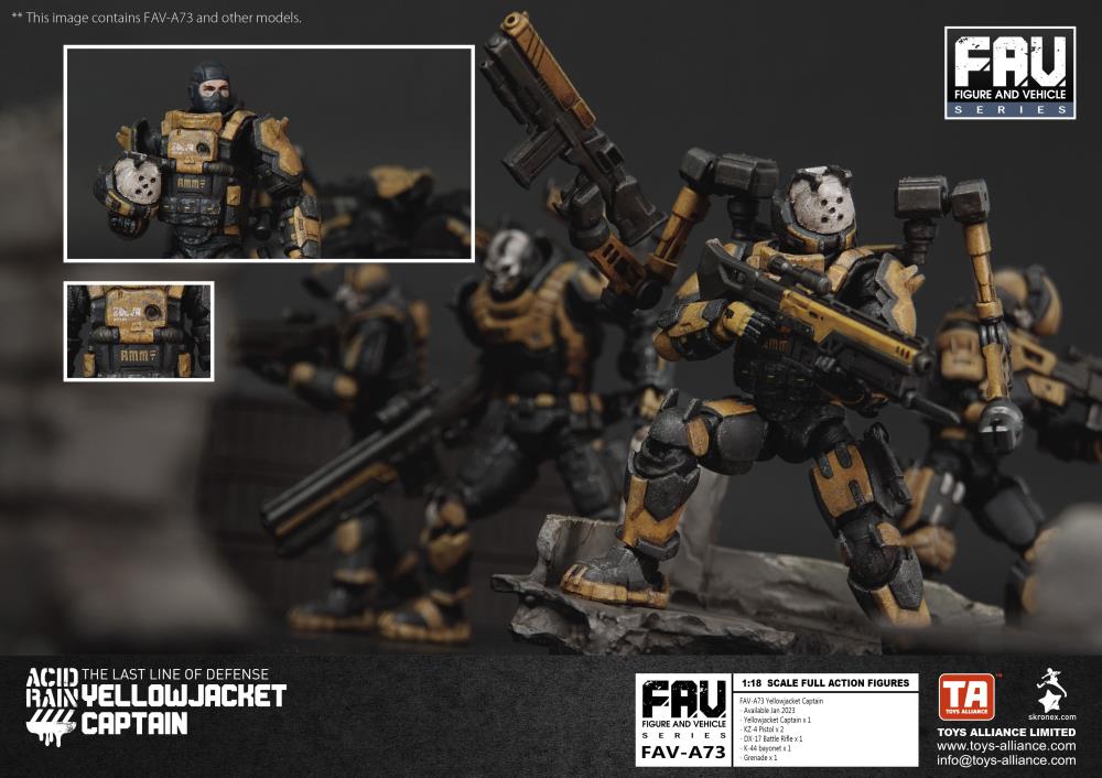 Toys Alliance Acid Rain FAV-A73 Yellowjacket Captain