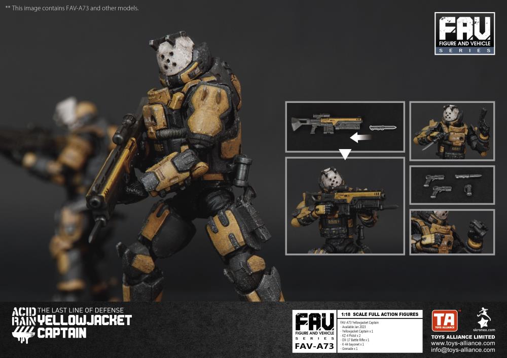 Toys Alliance Acid Rain FAV-A73 Yellowjacket Captain