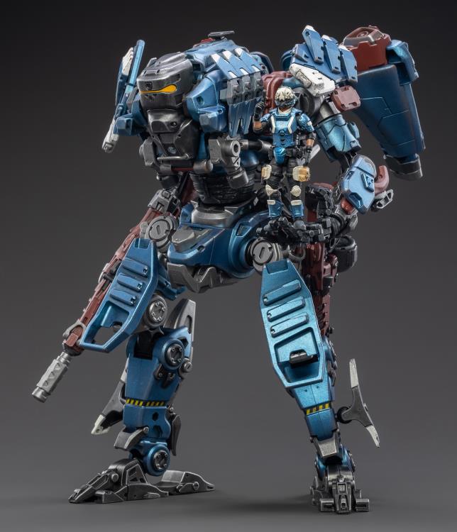 Joy Toy Dark Source Purge 01 Combination Warfare Mecha (Blue Vers.) 1/25 Scale Figure. JoyToy military vehicle series continues with the Purge 01 Combination Warfare Mecha and pilot figure!
