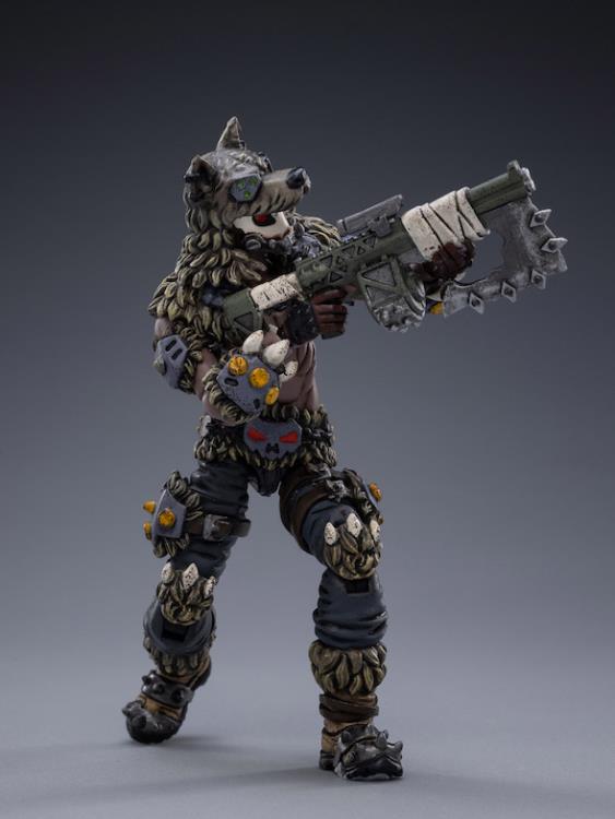Joy Toy Battle for the Stars: The Cult of San Reja action figure is incredibly detailed in 1/18 scale. JoyToy figure is highly articulated and includes weapon accessories as well as several pieces of removable armor.