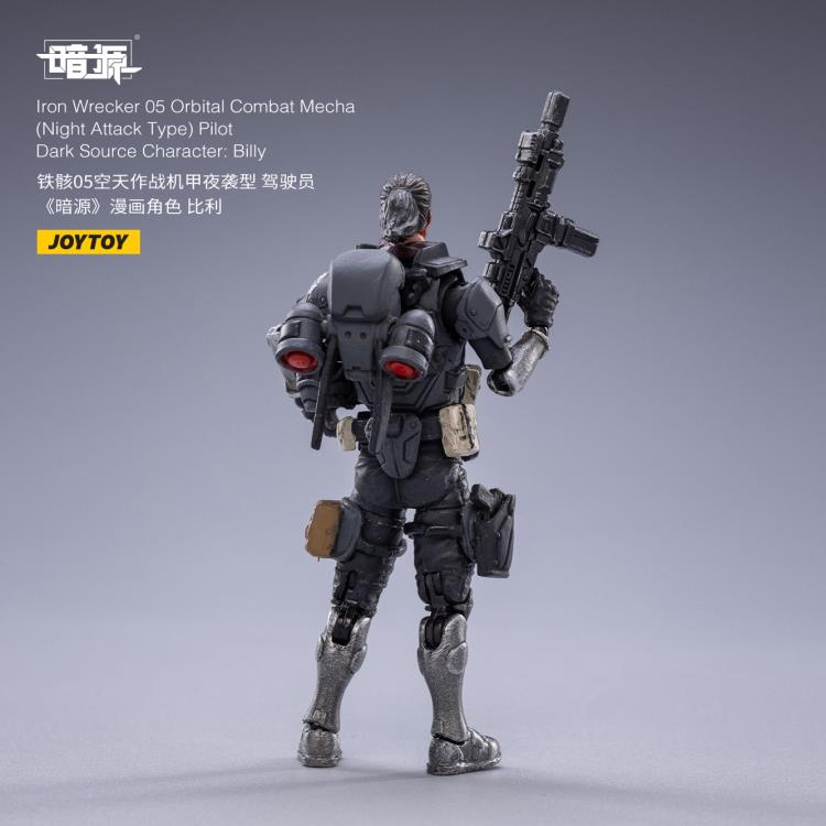 Joy Toy Dark Source Iron Wrecker 05 Orbital Combat Mecha (Night Attack Type) 1/25 Scale Figure JT2030. JoyToy military vehicle series continues with the Iron Wrecker 05 Orbital Combat Mecha (Night Attack Type) and pilot figure!
