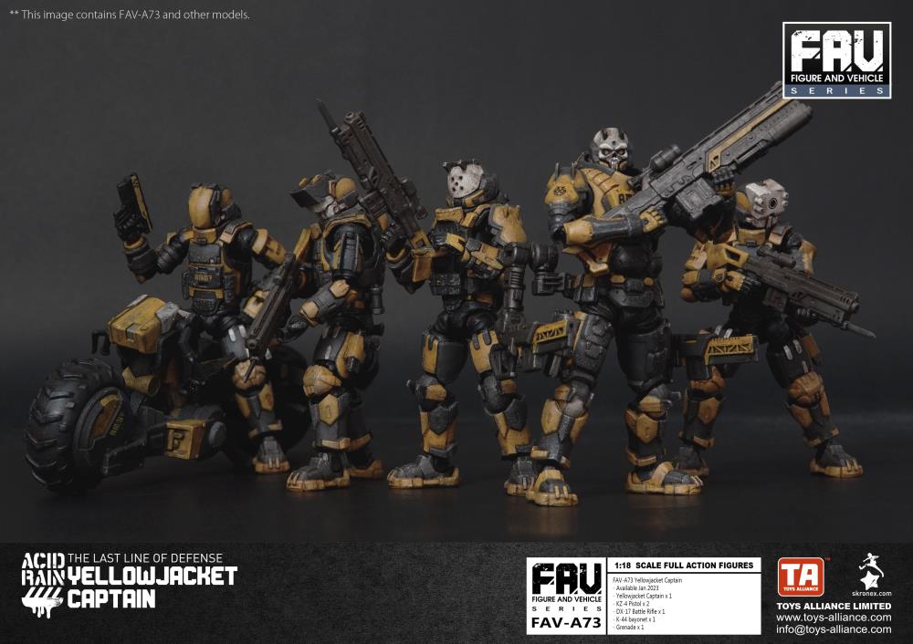Toys Alliance Acid Rain FAV-A73 Yellowjacket Captain