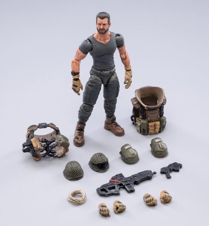 Joy Toy Gregson figure is incredibly detailed in 1/18 scale. JoyToy figure is highly articulated and includes weapon accessories as well as several pieces of removable gear.