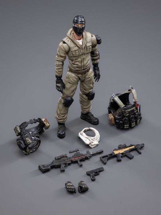 Joy Toy Freedom Militia figures are incredibly detailed in 1/18 scale. JoyToy figure is highly articulated and includes weapon accessories as well as several pieces of removable gear.