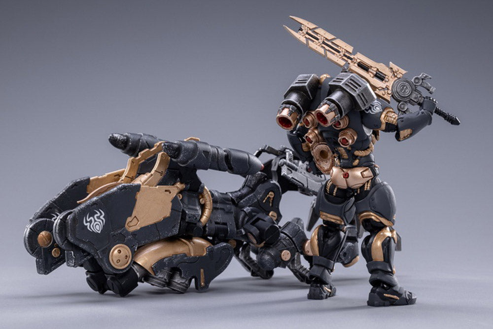 Joy Toy Battle for the Stars Saluk Flame Dragon Cavalry (Shadow) 1/18 Scale Set. Originally, JoyToy Flame Dragons inhabited a planet abound with active volcanos. The severe natural environment there forced Flame Dragons to evolve scales that are nearly unbreakable and fireproof.
