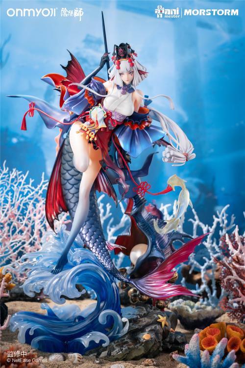 From the mobile game, Onmyoji comes a 1/4th scale figure of the character Senhime. Standing nearly 20 inches, this figure will make a statement in any collection!