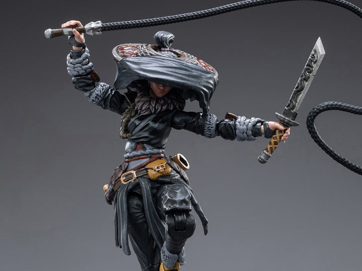 Joy Toy Dark Source JiangHu YunYue Qin figure is incredibly detailed in 1/18 scale. JoyToy, each figure is highly articulated and includes accessories.