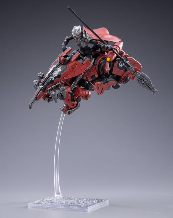 Joy Toy Battle for the Stars Saluk Flame Dragon Cavalry (Crimson) 1/18 Scale Set. Originally, JoyToy Flame Dragons inhabited a planet abound with active volcanos. The severe natural environment there forced Flame Dragons to evolve scales that are nearly unbreakable and fireproof.