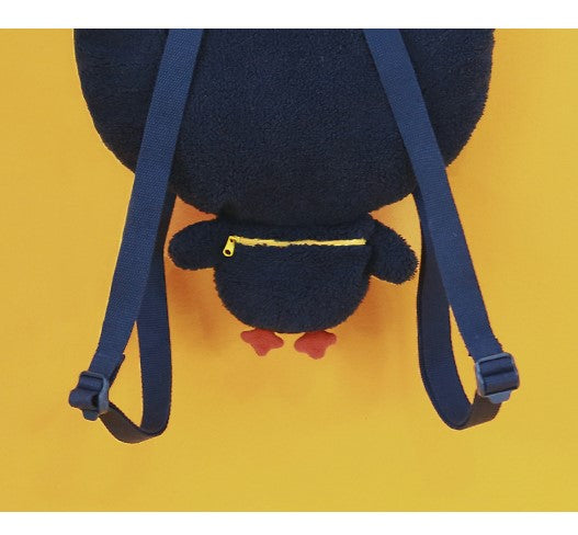 Casual Cute Plush Black Owl Shaped Bag/ Backpack for school/ kids/ girls, suitable for travelling, going to school or casual hang out with friends.
