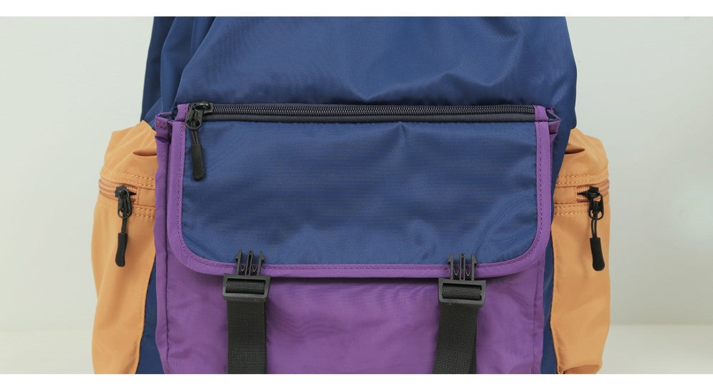 Casual Cute Big Dinosaur Pilot Colour Block Backpack