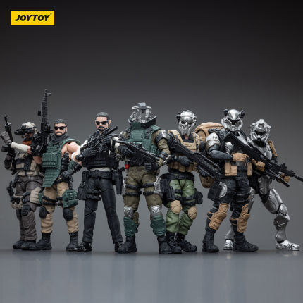 Joy Toy's Battle for the Stars figure series continues with the Yearly Army Builder Promotion Pack! Each JoyToy 1/18 scale articulated figure features intricate details on a small scale and come with equally-sized accessories.