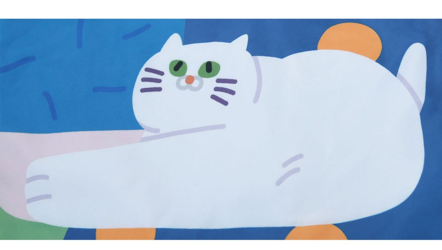 Cute Cat Waterproof Travel Folding Drawstring Backpack for school/ kids/ girls, suitable for travelling, going to school or casual hang out with friends.