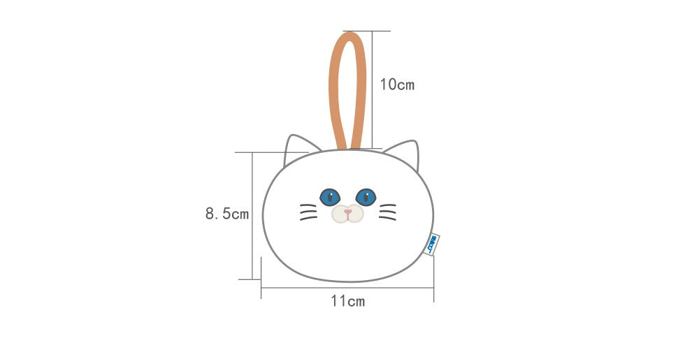 Cute Plush Cat Head Bag Accessory/ Bag Charm for school/ kids/ girls, suitable for travelling, going to school or casual hang out with friends.