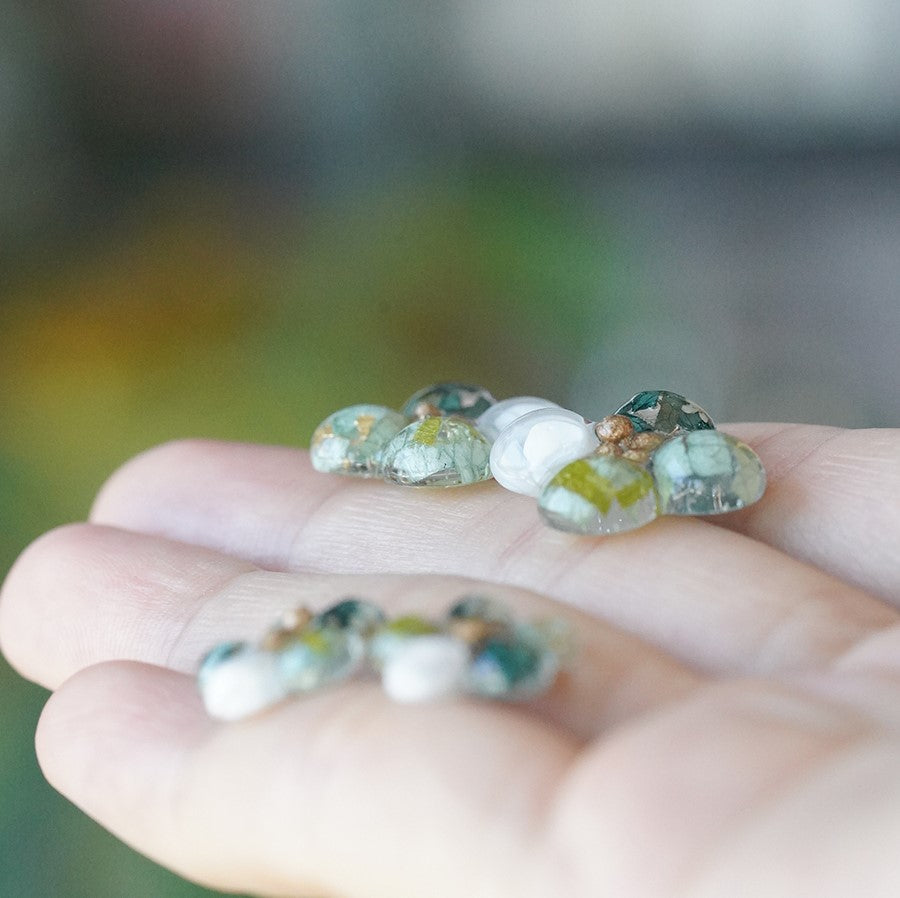Colourful Summer Flower Handmade Stud Earrings