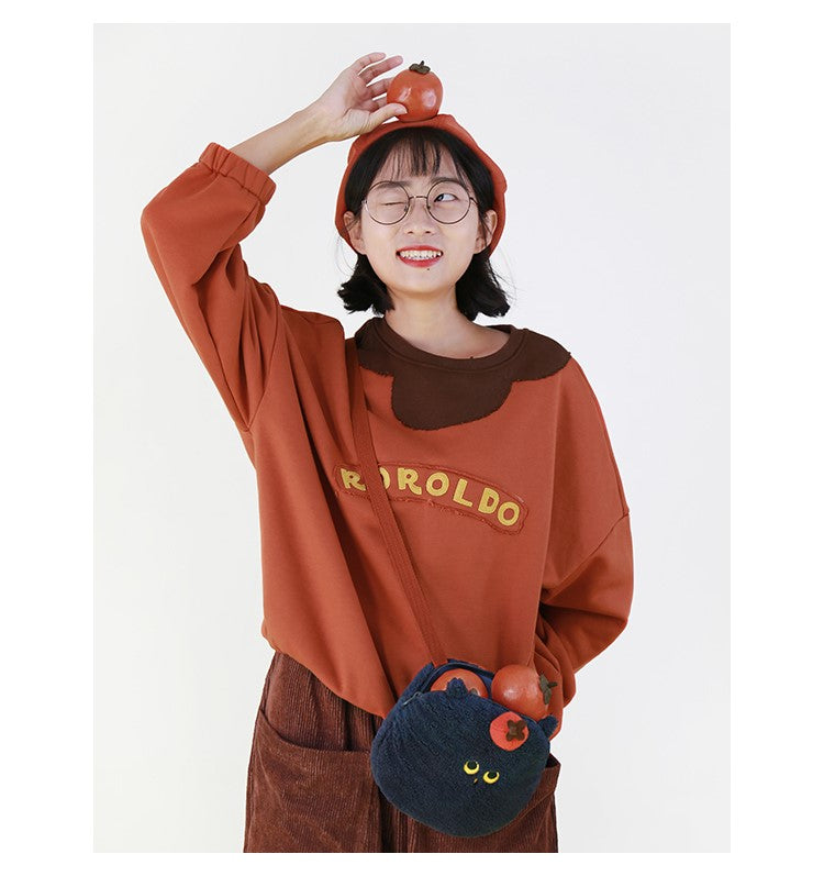 Casual Cute Plush Small Black Owl Cross Body Bag for school/ kids/ girls, suitable for travelling, going to school or casual hang out with friends.
