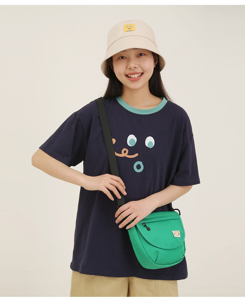 Summer Colourful Casual Flip Messenger Cross Body/Shoulder bag for school/ kids/ girls, suitable for travelling, going to school or casual hang out with friends.