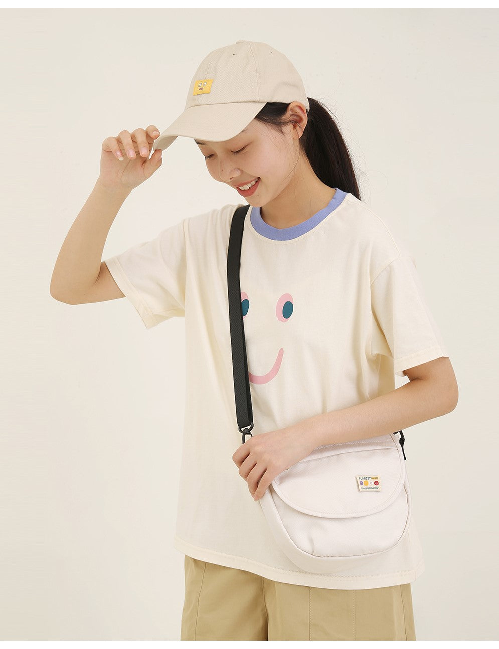 Summer Colourful Casual Flip Messenger Cross Body/Shoulder bag for school/ kids/ girls, suitable for travelling, going to school or casual hang out with friends.