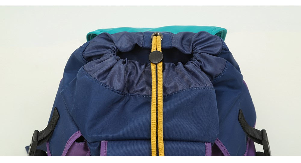 Casual Cute Big Dinosaur Pilot Colour Block Backpack
