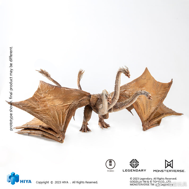 The Apex predator, A rival alpha to Godzilla. Now King Ghidorah from Godzilla: King of the Monsters (2019) joins Hiya Exquisite Basic! In the film Ghidorah is first seen frozen in Antarctic ice at Outpost 32. He was freed by Emma Russell and Alan Jonah's team as part of their plan to manipulate the Titans and renew the world's ecosphere.